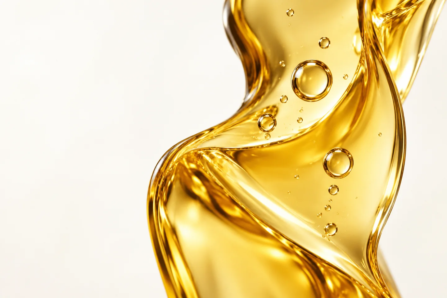 Illustration of a golden oil texture